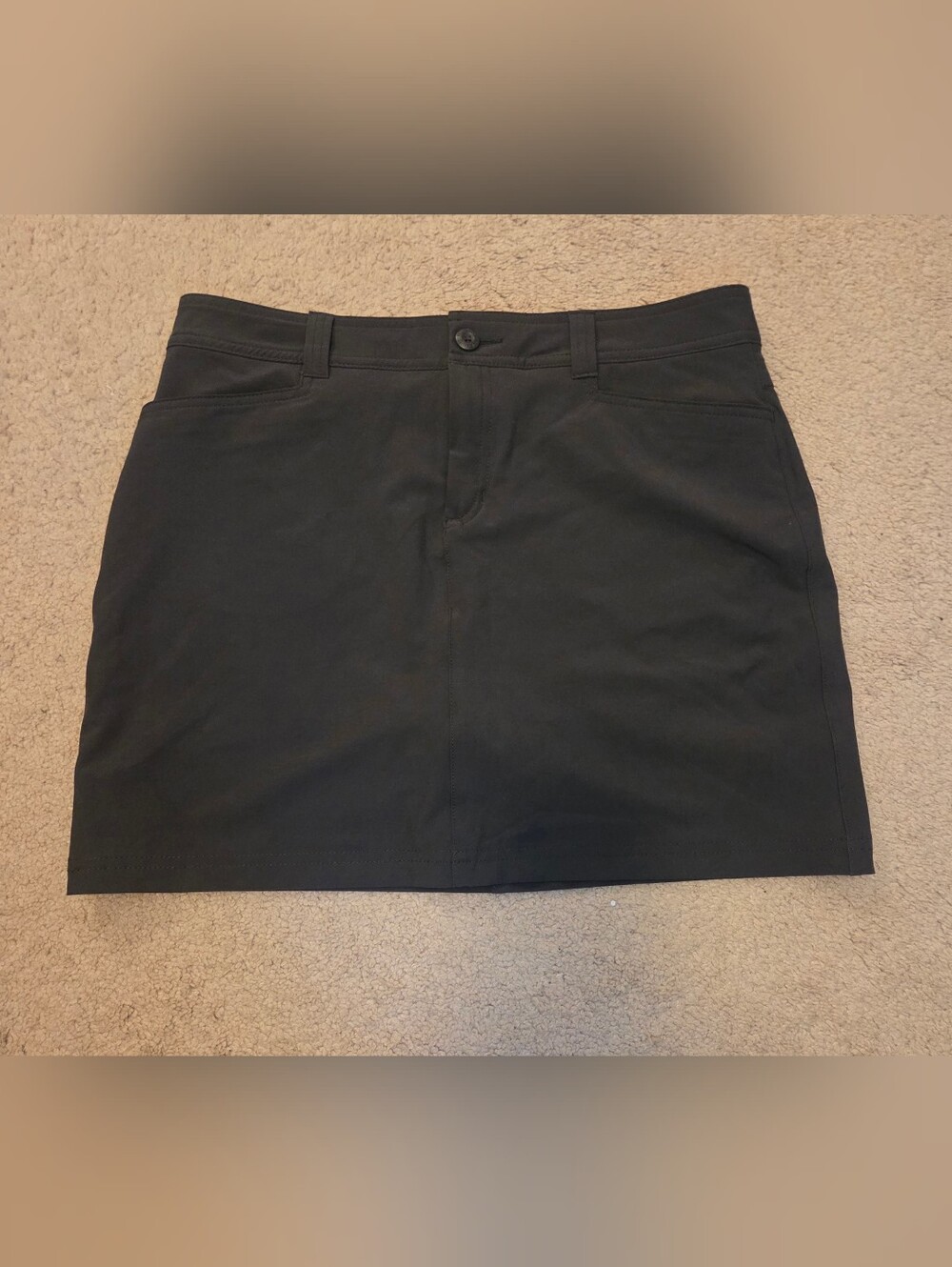 Eddie Bauer Classic Dark Grey Women's Skort - 8